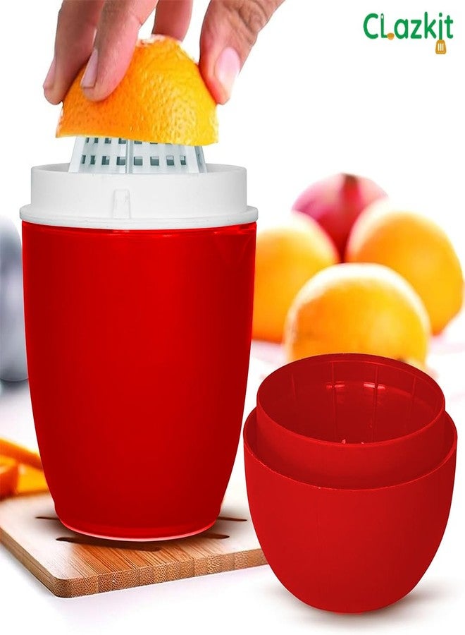 Clazkit Manual Hand Press Juicer - Citrus & Fruit Juicer, Hand Squeezer, Oranges, Sweet lime (Color May Vary) - Image 5